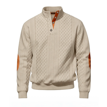 🔥 ESTILO RETRO QUE MARCA LA DIFERENCIA | Sudadera Jacquard para Hombre -50%