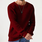 ⚡ ¡50% MENOS! | Jersey Waffle para Hombre de Cuello Redondo