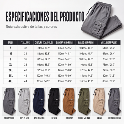 💥 ¡A MITAD DE PRECIO! | Pantalones Cargo Holgados para Hombre