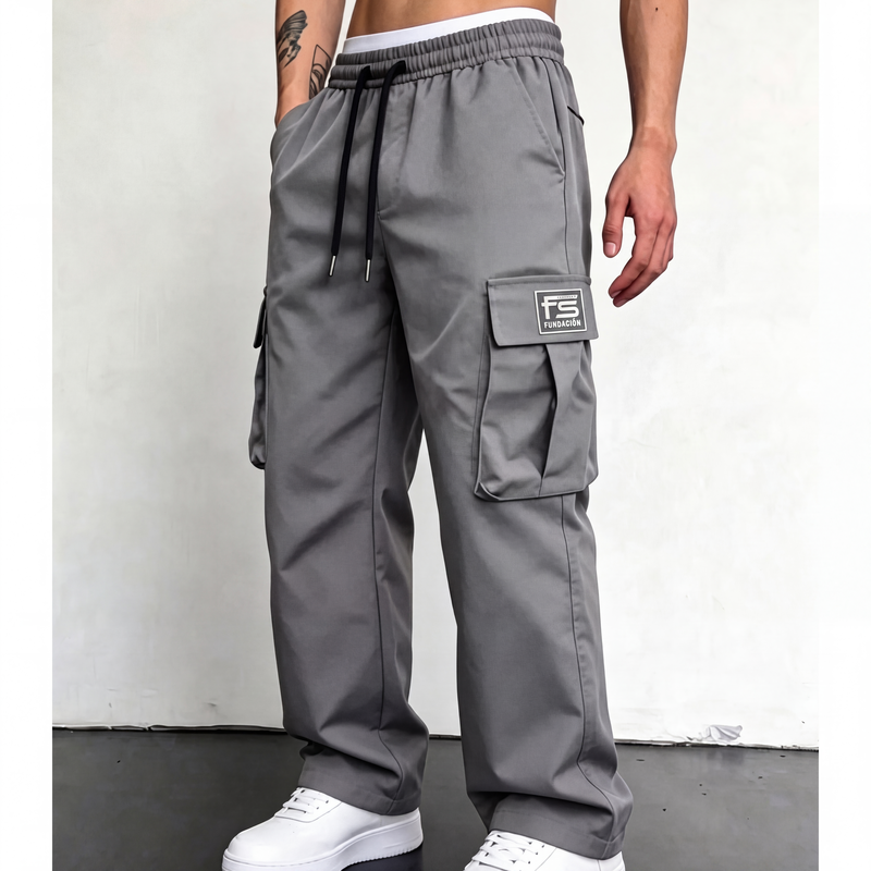 💥 ¡A MITAD DE PRECIO! | Pantalones Cargo Holgados para Hombre