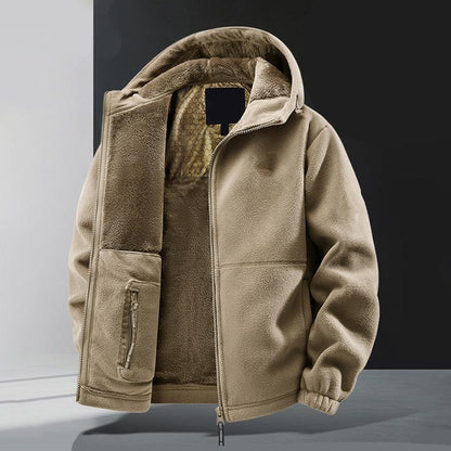 ⏰🔥 ¡OFERTA 50% OFF! 🧥❄️ Chaqueta con Capucha con Interior de Grafeno para Hombre – Calidez Avanzada, Protección contra el Frío y Estilo Casual