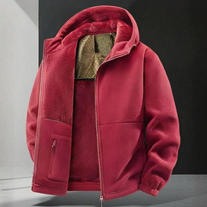 ⏰🔥 ¡OFERTA 50% OFF! 🧥❄️ Chaqueta con Capucha con Interior de Grafeno para Hombre – Calidez Avanzada, Protección contra el Frío y Estilo Casual