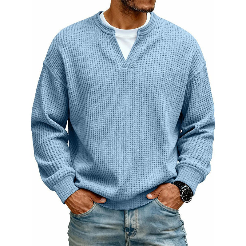 🔥 50% OFF | Playera Waffle para Hombre con Efecto de Doble Capa
