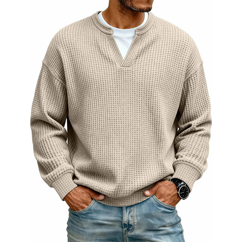 🔥 50% OFF | Playera Waffle para Hombre con Efecto de Doble Capa
