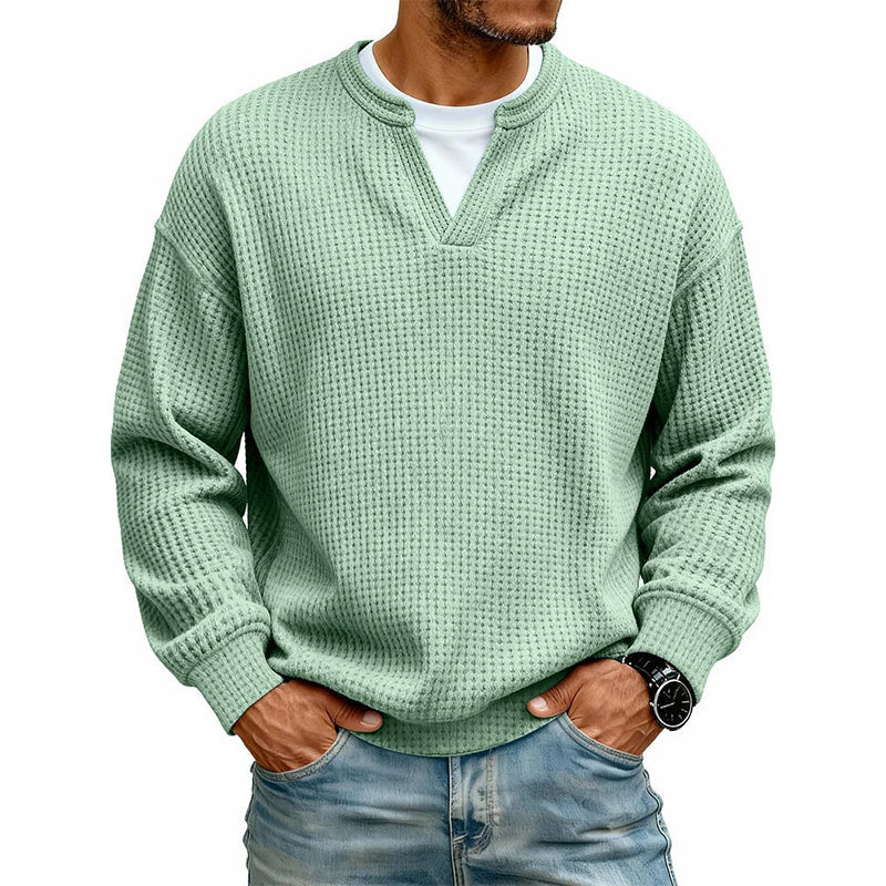 🔥 50% OFF | Playera Waffle para Hombre con Efecto de Doble Capa