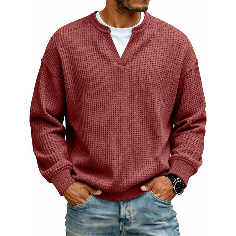 🔥 50% OFF | Playera Waffle para Hombre con Efecto de Doble Capa