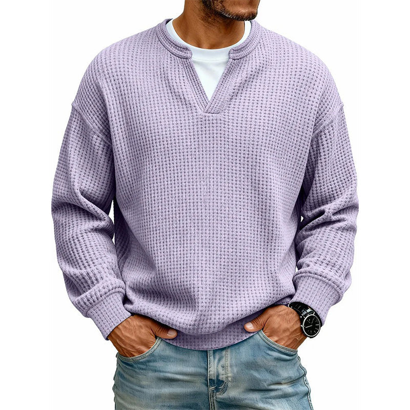 🔥 50% OFF | Playera Waffle para Hombre con Efecto de Doble Capa