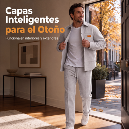 ✨ PRECIO ESPECIAL · -50% | Conjunto Waffle de 2 Piezas para Hombre