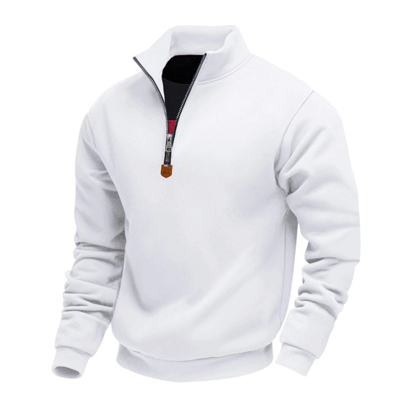 ⏰🔥 ¡OFERTA 50% OFF! 🧥✨Jersey de cuello alto con cremallera de un cuarto para hombre