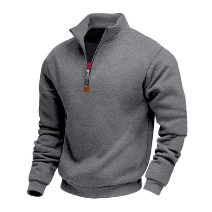 ⏰🔥 ¡OFERTA 50% OFF! 🧥✨Jersey de cuello alto con cremallera de un cuarto para hombre