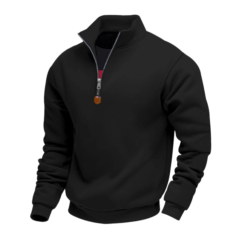 ⏰🔥 ¡OFERTA 50% OFF! 🧥✨Jersey de cuello alto con cremallera de un cuarto para hombre