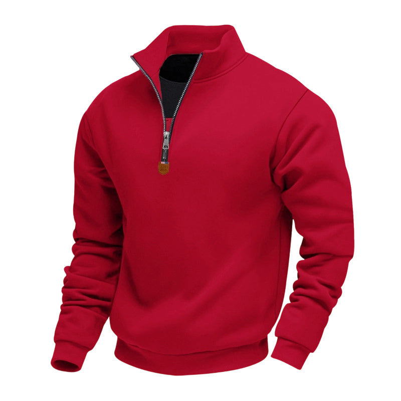 ⏰🔥 ¡OFERTA 50% OFF! 🧥✨Jersey de cuello alto con cremallera de un cuarto para hombre
