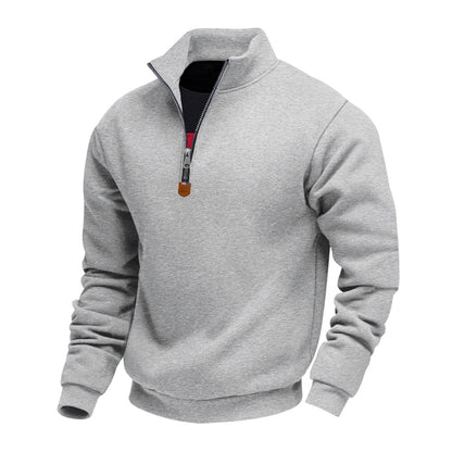 ⏰🔥 ¡OFERTA 50% OFF! 🧥✨Jersey de cuello alto con cremallera de un cuarto para hombre