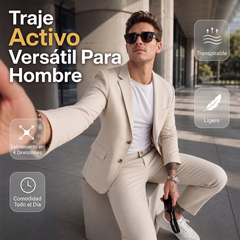 💥-50% AHORRO💥Traje de negocios elástico versátil para hombre
