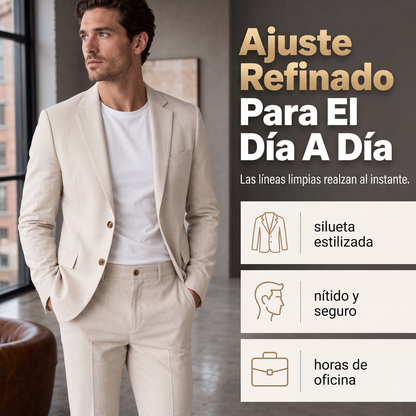 💥-50% AHORRO💥Traje de negocios elástico versátil para hombre