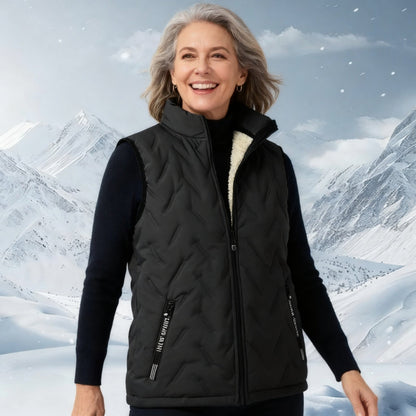 ✨️❄️Chaleco acolchado sin mangas, cálido y desenfadado, para el invierno, con forro polar.