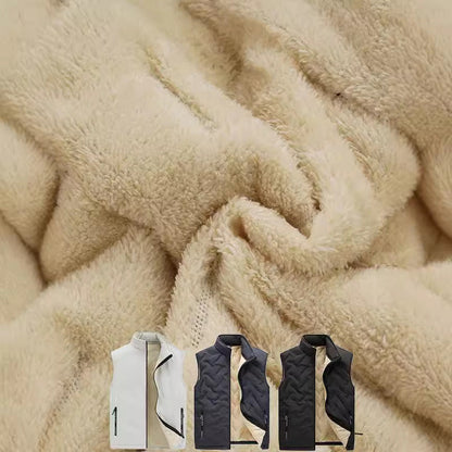 ✨️❄️Chaleco acolchado sin mangas, cálido y desenfadado, para el invierno, con forro polar.