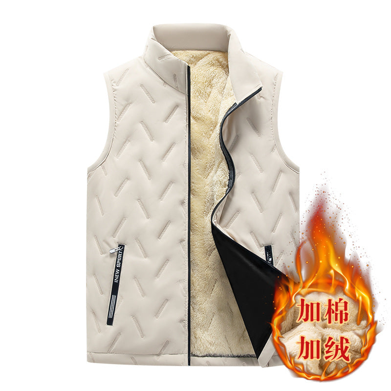 ✨️❄️Chaleco acolchado sin mangas, cálido y desenfadado, para el invierno, con forro polar.