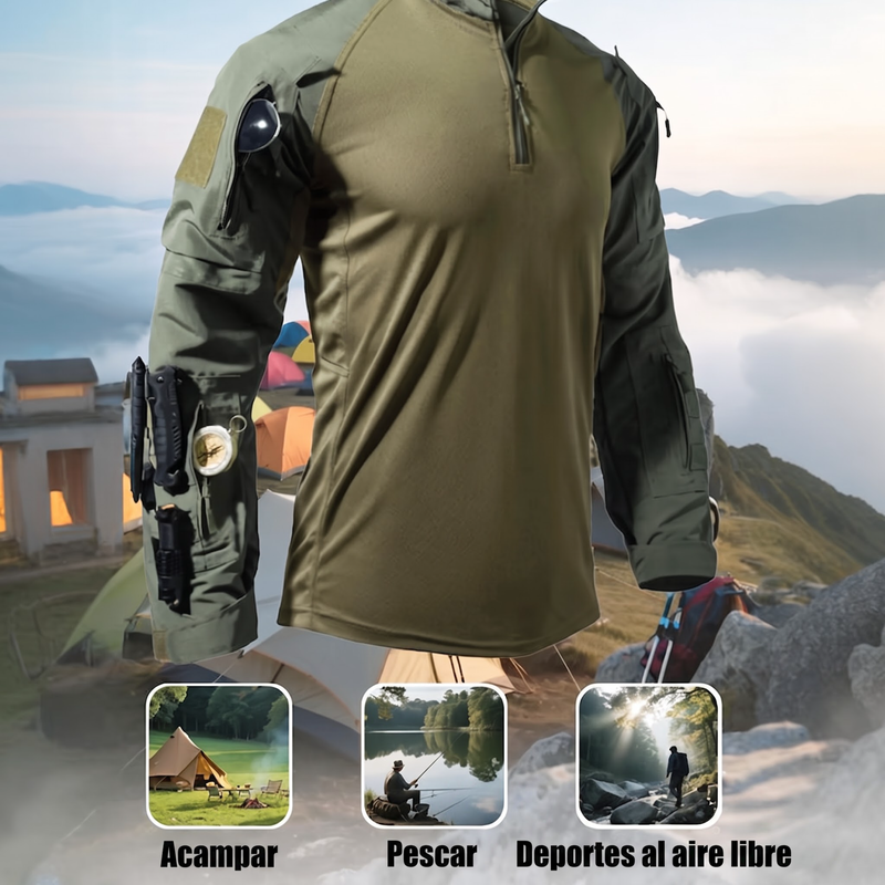 Ropa deportiva para exteriores duradera con múltiples bolsillos