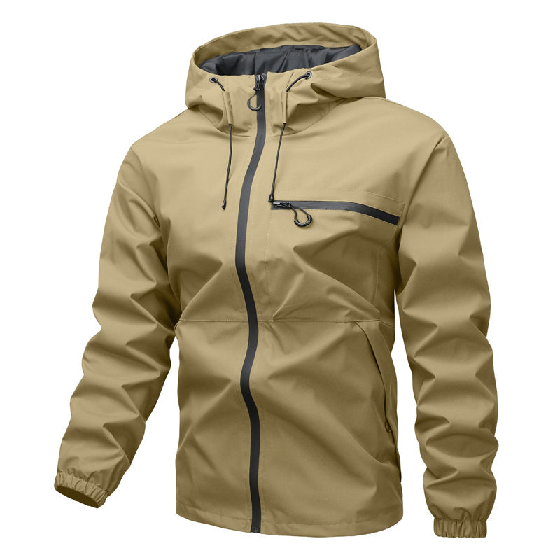 🏆¡Más vendido!🏆 Chaqueta con capucha impermeable para exterior para hombre