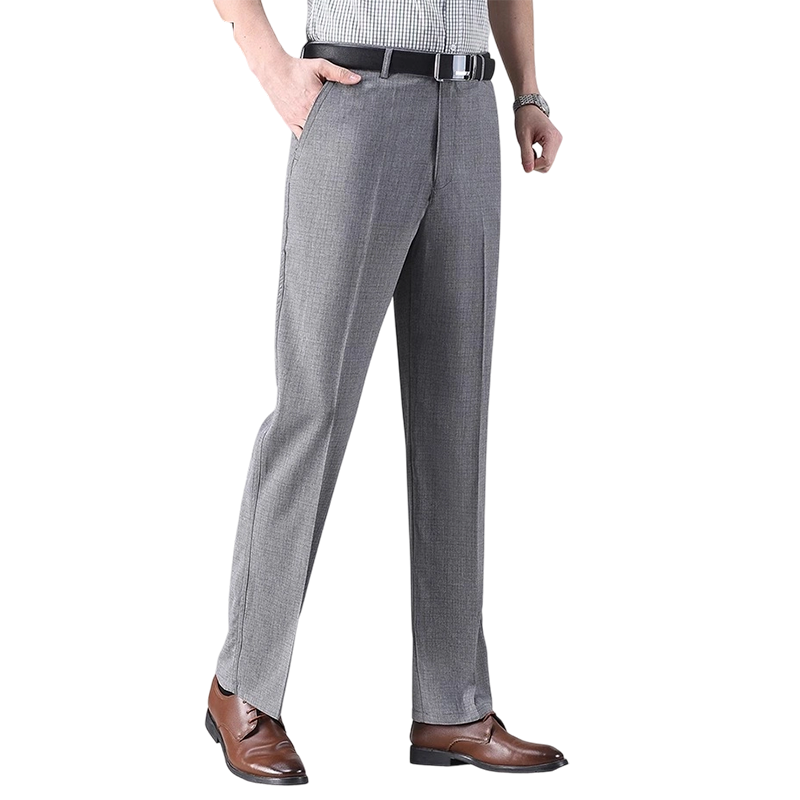 👖 Pantalones casuales de seda de hielo para hombre – frescura, ligereza y estilo moderno | El pantalón que te mantiene fresco y elegante todo el día