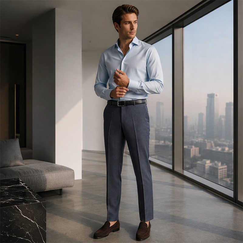 👖 Pantalones casuales de seda de hielo para hombre – frescura, ligereza y estilo moderno | El pantalón que te mantiene fresco y elegante todo el día