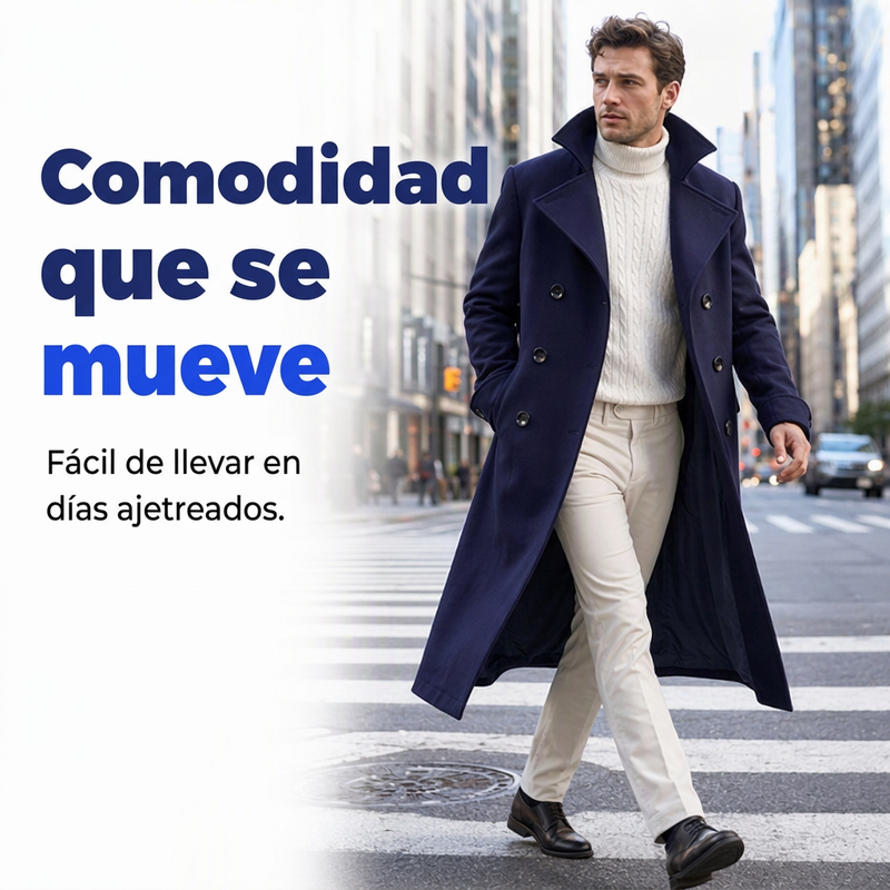 ⏰🔥 ¡OFERTA 50% OFF! 🧥❄️Abrigo de hombre elegante y cálido refinado