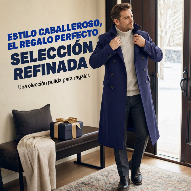 ⏰🔥 ¡OFERTA 50% OFF! 🧥❄️Abrigo de hombre elegante y cálido refinado