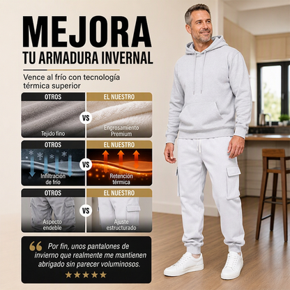 ⏰🔥 ¡OFERTA 50% OFF! 🧥✨Pantalones jogger cargo holgados para hombre con cordón