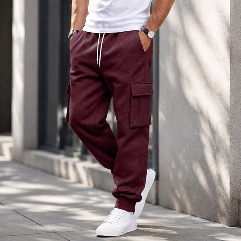 ⏰🔥 ¡OFERTA 50% OFF! 🧥✨Pantalones jogger cargo holgados para hombre con cordón