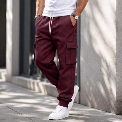 ⏰🔥 ¡OFERTA 50% OFF! 🧥✨Pantalones jogger cargo holgados para hombre con cordón