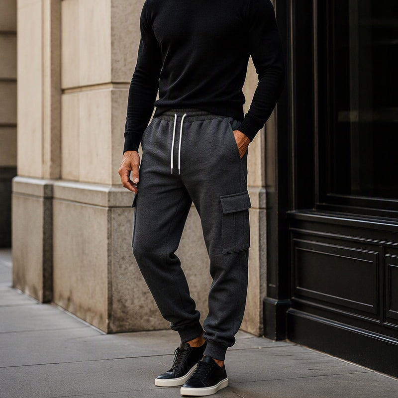 ⏰🔥 ¡OFERTA 50% OFF! 🧥✨Pantalones jogger cargo holgados para hombre con cordón