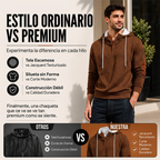 Sudadera Jacquard con Capucha y Botones para Hombre - vista 3