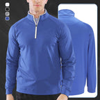 Sudadera de Hombre con Media Cremallera y Cuello Alto