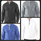 Sudadera de Hombre con Media Cremallera y Cuello Alto - vista 7