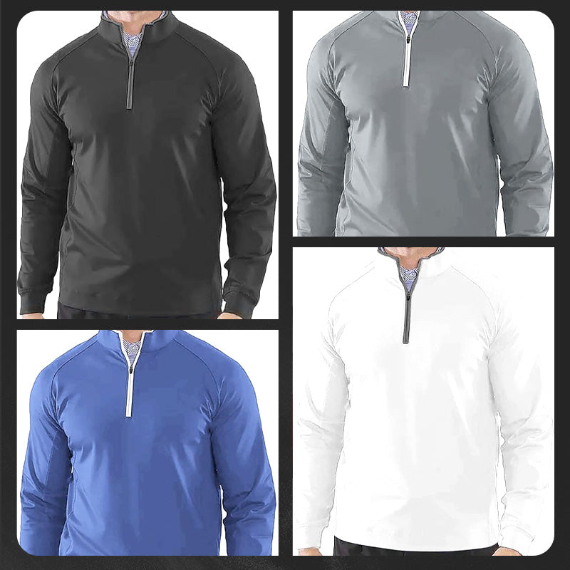 Sudadera de Hombre con Media Cremallera y Cuello Alto - vista 7