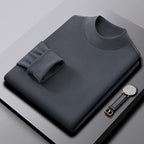 Suéter de Medio Cuello Alto para Hombre Reversible en color gris