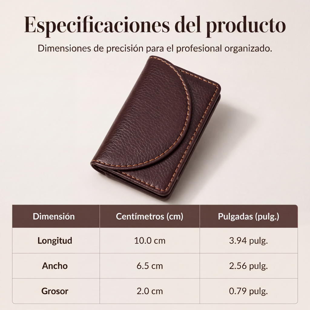 Tarjetero Delgado para Hombre con Cierre Magnético - vista 8