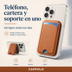 Tarjetero magnético Cappolo - teléfono, cartera y soporte en uno
