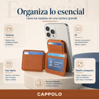 Tarjetero magnético Cappolo - organiza tarjetas e identificación