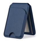 Tarjetero Magnético para Celular con Soporte Plegable en color azul