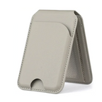 Tarjetero Magnético para Celular con Soporte Plegable en color gris