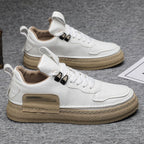 Tenis Casuales de Piel Sintética para Hombre Suela Gruesa - vista 7