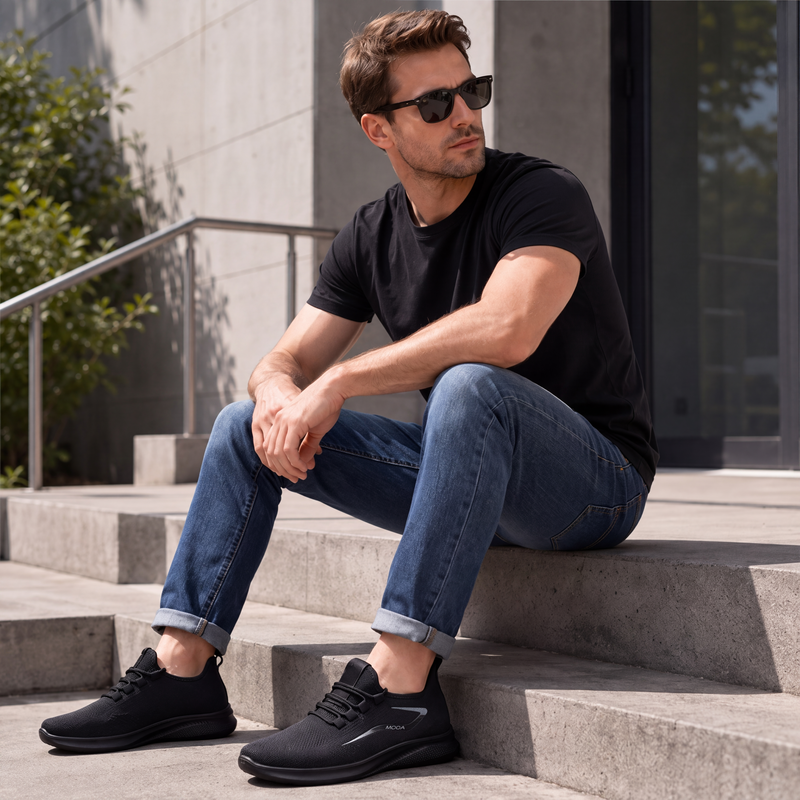 Tenis para Correr Transpirables para Hombre Sin Agujetas - vista 8