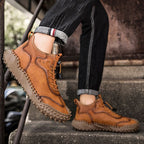 Tenis de Piel Cosidos a Mano para Hombre Todo Terreno - vista 2