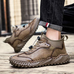 Tenis de Piel Cosidos a Mano para Hombre Todo Terreno - vista 5