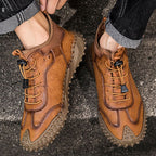 Tenis de Piel Cosidos a Mano para Hombre Todo Terreno - vista 8
