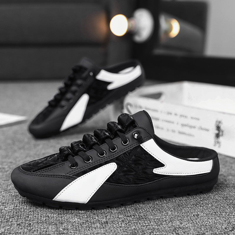 Tenis Sin Talón para Hombre Slip On en color negro