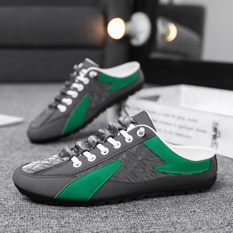 Tenis Sin Talón para Hombre Slip On en color verde