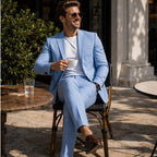 Traje Casual Elástico para Hombre Saco y Pantalón - vista 5